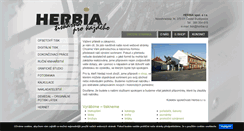 Desktop Screenshot of herbia.cz